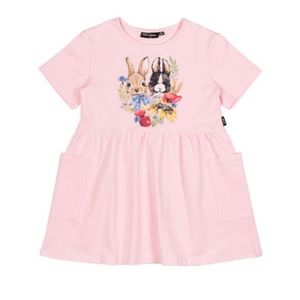 Rock Your Kid pink dress, size 12, brand new with tags